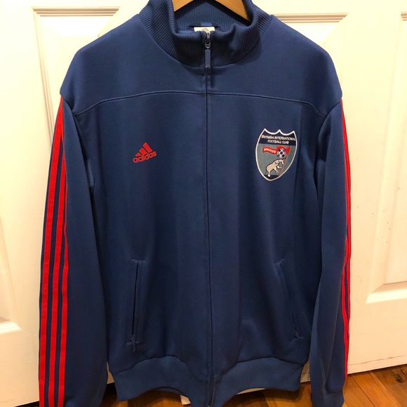 ADIDAS ENYIMBA F. C. Vintage Warmup Jacket - Picture 1 of 8